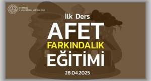 8.04.2025 tarihinde okulumuzda ilk derste Afet Farkındalık Eğitimi gerçekleştirildi.